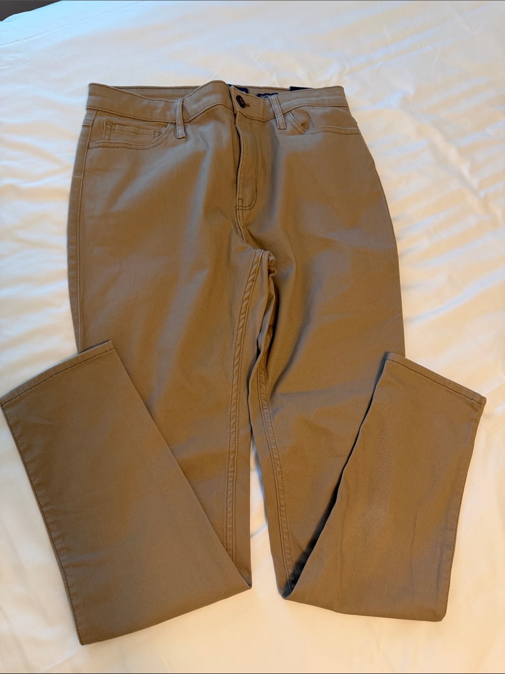 Hollister Juniors High-Rise Super Skinny Jeans in Khaki NWT SZ 7s
